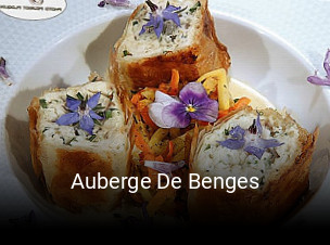 Auberge De Benges réservation de table