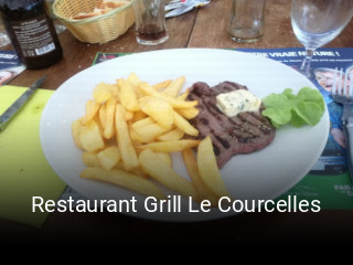 Restaurant Grill Le Courcelles réservation de table