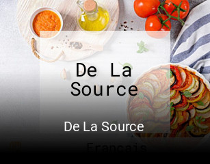 De La Source réservation