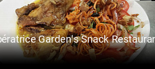 Impératrice Garden's Snack Restaurant Pizzeria Pâtisserie Bar réservation en ligne