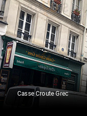 Casse Croute Grec réservation