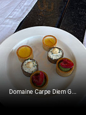 Domaine Carpe Diem Gastronomique-chambres D'hotes La Cadiere réservation de table