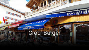 Croq' Burger réservation en ligne