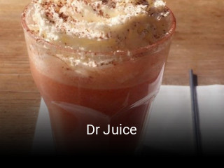 Dr Juice réservation de table