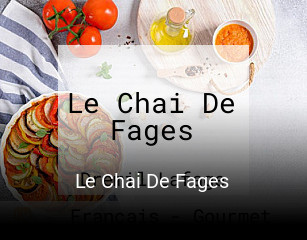 Le Chai De Fages réservation