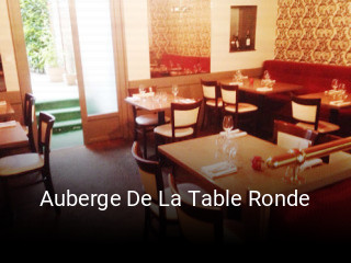 Réserver une table chez Auberge De La Table Ronde maintenant