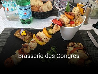 Brasserie des Congres réservation de table