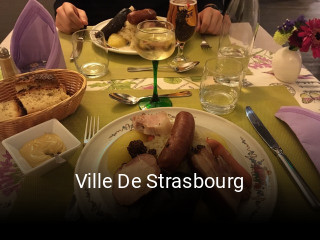 Ville De Strasbourg réservation de table