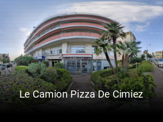 Le Camion Pizza De Cimiez réservation en ligne