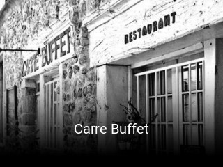 Carre Buffet réservation en ligne