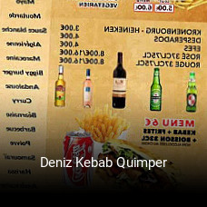 Réserver une table chez Deniz Kebab Quimper maintenant