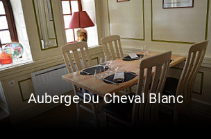 Réserver une table chez Auberge Du Cheval Blanc maintenant