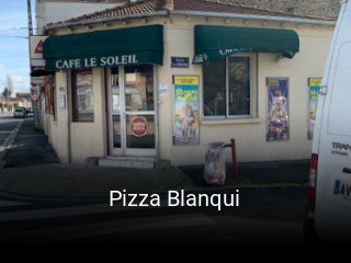 Pizza Blanqui réservation de table