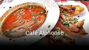 Café Alphonse réservation en ligne