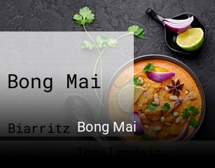 Bong Mai réservation de table