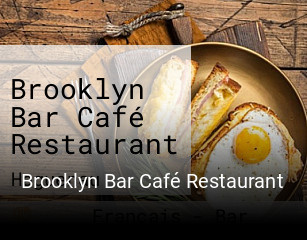 Brooklyn Bar Café Restaurant réservation