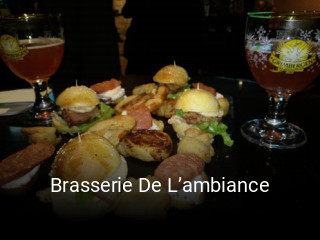 Réserver une table chez Brasserie De L’ambiance maintenant