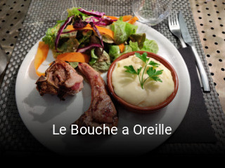Le Bouche a Oreille réservation de table