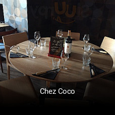 Chez Coco réservation de table