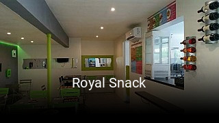 Royal Snack réservation en ligne