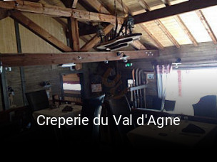 Creperie du Val d'Agne réservation de table