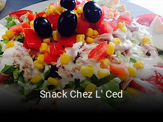 Snack Chez L' Ced réservation de table