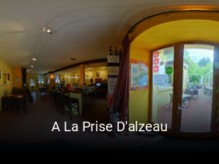 Réserver une table chez A La Prise D'alzeau maintenant