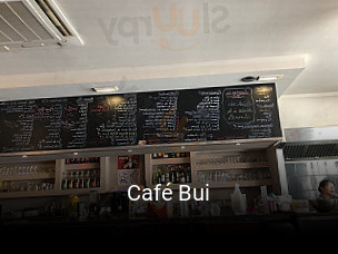 Café Bui réservation en ligne