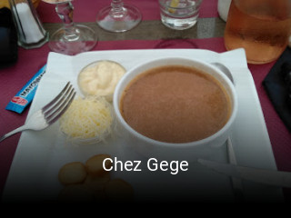 Chez Gege réservation