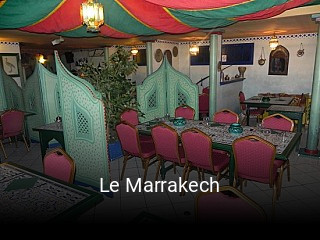 Le Marrakech réservation en ligne