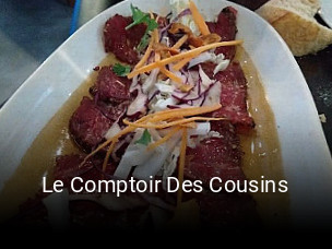 Le Comptoir Des Cousins réservation de table