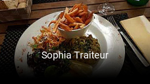 Sophia Traiteur réservation en ligne