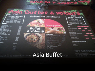 Asia Buffet réservation de table