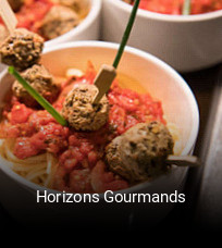 Horizons Gourmands réservation
