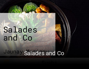 Salades and Co réservation de table