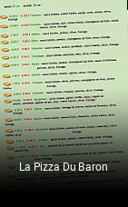 La Pizza Du Baron réservation en ligne