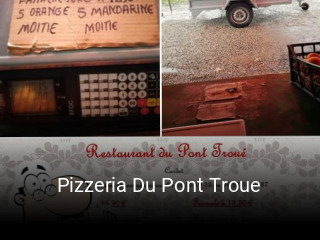 Réserver une table chez Pizzeria Du Pont Troue maintenant