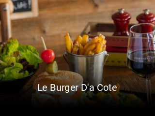 Le Burger D'a Cote réservation