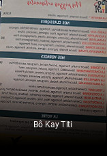 Bô Kay Titi réservation