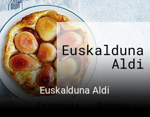 Euskalduna Aldi réservation