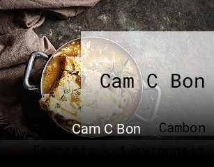 Cam C Bon réservation