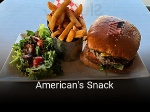 Réserver une table chez American's Snack maintenant