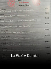 Réserver une table chez La Pizz' A Damien maintenant
