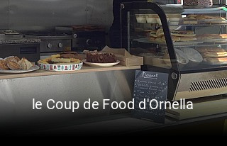 le Coup de Food d'Ornella réservation de table