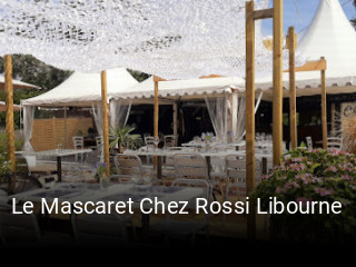 Le Mascaret Chez Rossi Libourne réservation en ligne