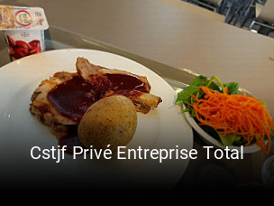 Réserver une table chez Cstjf Privé Entreprise Total maintenant