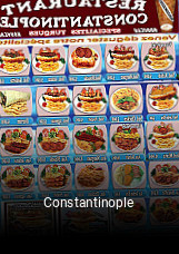 Constantinople réservation de table