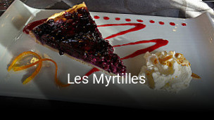 Les Myrtilles réservation de table