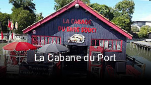 La Cabane du Port réservation de table