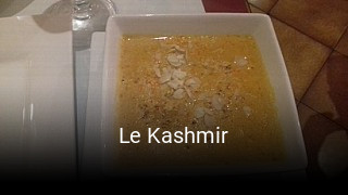 Le Kashmir réservation
